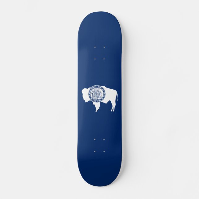 Skateboard Bandera del estado de Wyoming (Anverso)