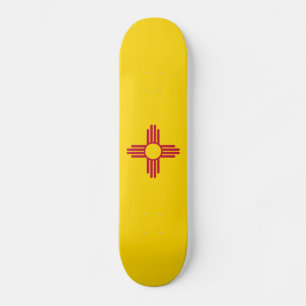 Skateboard Bandera del Estado Patriótico Nuevo México