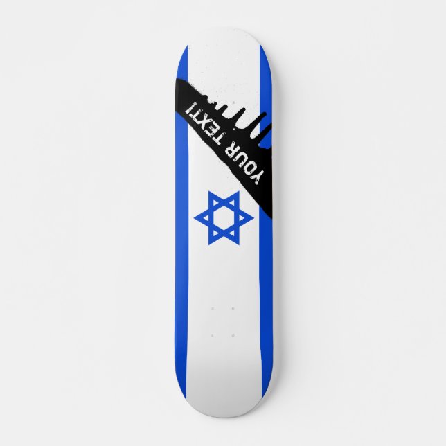 Skateboard Bandera del israelí (Anverso )