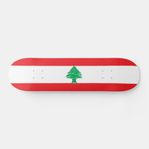 Skateboard Bandera del Líbano