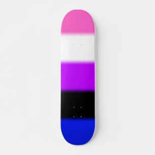 Skateboard Bandera del Orgullo de Fallo de Género