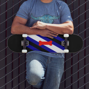 Skateboard Bandera del orgullo del juego de cachorros de Slip