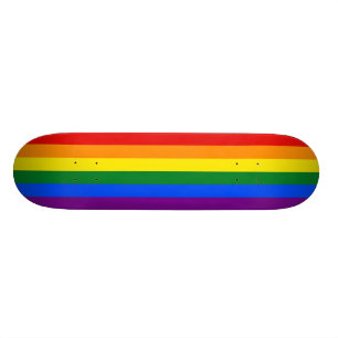 Skateboard Bandera del orgullo gay arcoiris