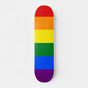 Skateboard Bandera del orgullo gay arcoiris LGBT