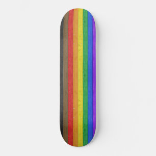 Skateboard Bandera del orgullo gay inclusiva de SlipperyJoe,
