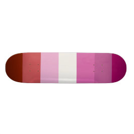 Skateboard Bandera del Orgullo Lesbiano