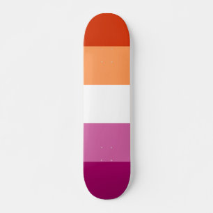 Skateboard Bandera del Orgullo Lesbiano LGBTQ