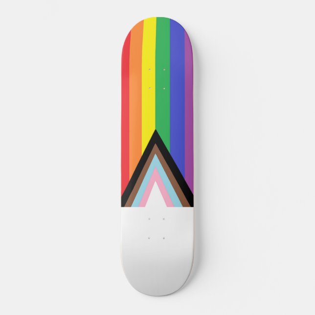 Skateboard "Bandera del orgullo moderno" (Anverso)