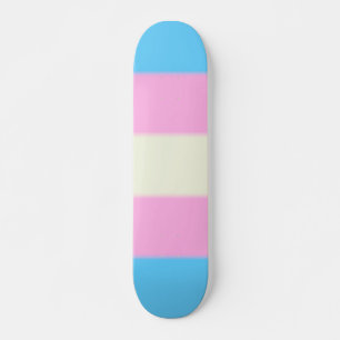 Skateboard Bandera del orgullo transgénero caído