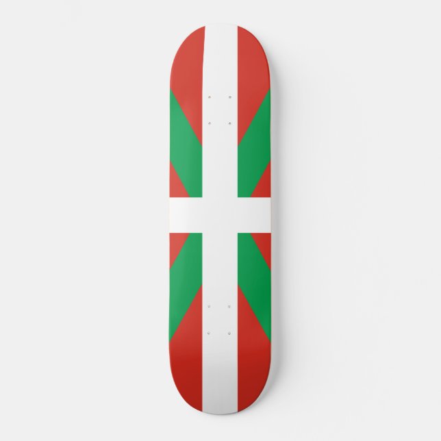 Skateboard Bandera del País Vasco (Anverso)