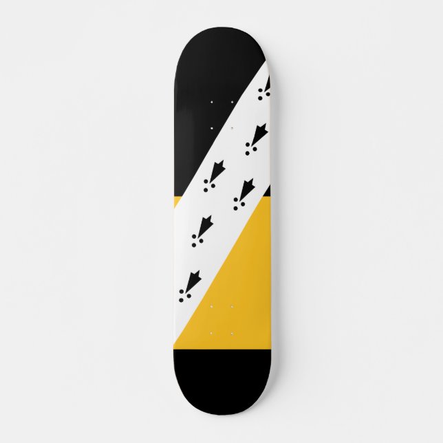 Skateboard Bandera del Patinaje Norfolk (Anverso )