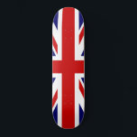 Skateboard Bandera del Reino Unido/Unión Jack<br><div class="desc">NewParkLane - Patineta divertida,  con la bandera nacional del Reino Unido; el Union Jack. Proteja esta colección para ver los elementos coincidentes. ¿Tienes deseos de diseño personal específicos? ¡Siéntete libre de contactarme!</div>