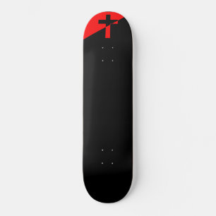 Skateboard Bandera del socialismo cristiano y el anarquismo (