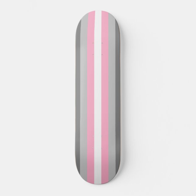 Skateboard Bandera Demigirl (Orgullo Demi Chica) (Identidad d (Anverso)