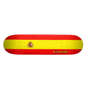 Skateboard Bandera española