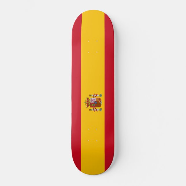 Skateboard Bandera española (España) (Anverso)