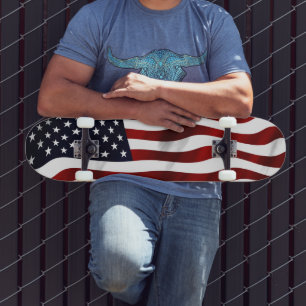 Skateboard Bandera estadounidense