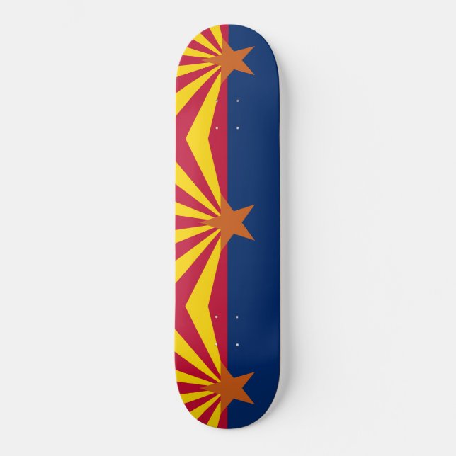 Skateboard Bandera Estatal de Arizona (Anverso)