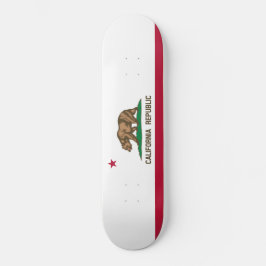 Skateboard Bandera estatal de California