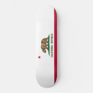 Skateboard Bandera estatal de California