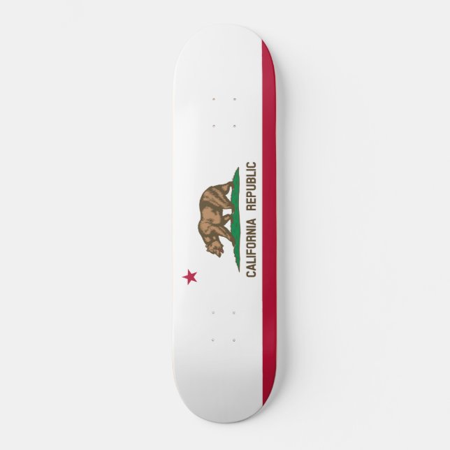 Skateboard Bandera estatal de California (Anverso)