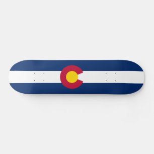 Skateboard Bandera Estatal de Colorado