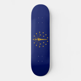 Skateboard Bandera estatal de Indiana