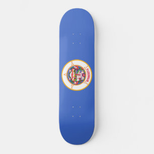 Skateboard Bandera estatal de Minnesota