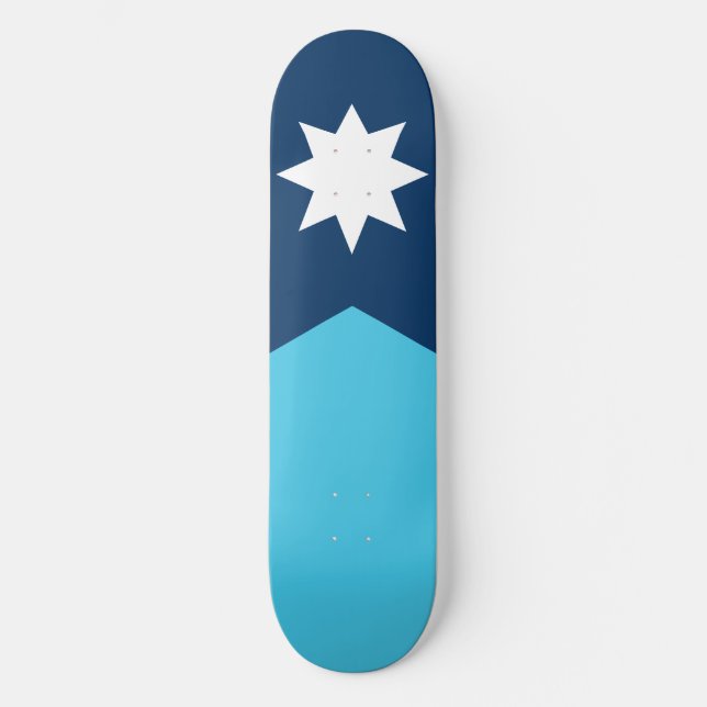 Skateboard Bandera estatal de Minnesota (Anverso)