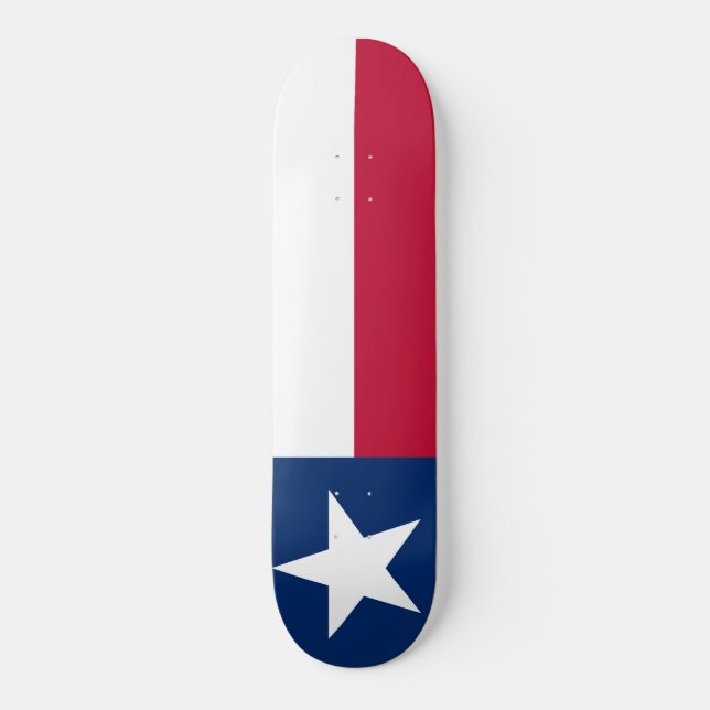 Skateboard Bandera Estatal de Texas (Texas) (Anverso)