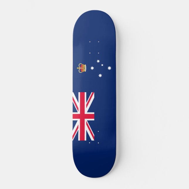 Skateboard Bandera estatal de Victoria (Australia) (Anverso)