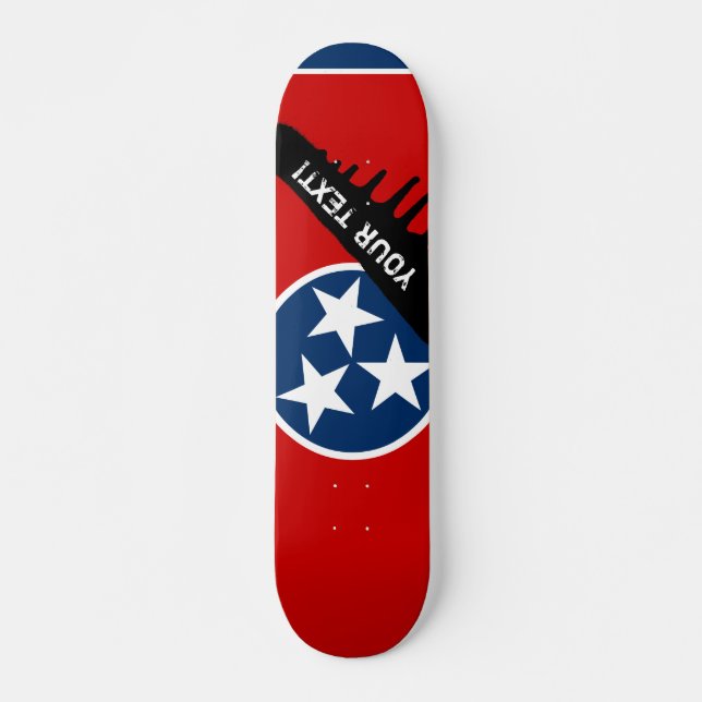 Skateboard Bandera Estatal Tennessee (Anverso )