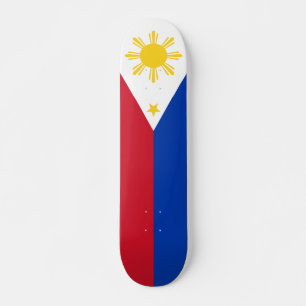 Skateboard Bandera filipina de Filipinas