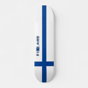 Skateboard Bandera finlandesa