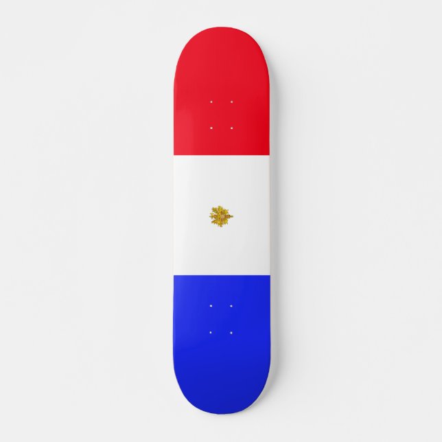Skateboard Bandera francesa (Anverso )