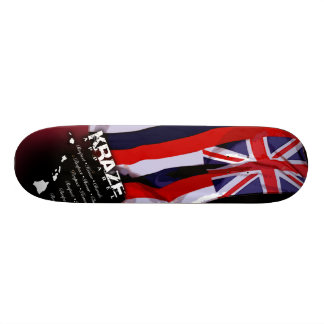 Skateboard Bandera hawaiana