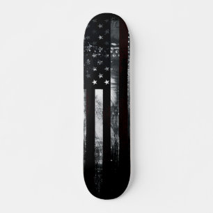 Skateboard Bandera Industrial Grunge Americana