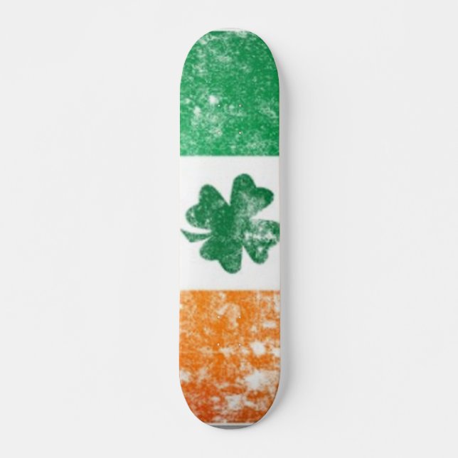 Skateboard Bandera irlandesa Rummaged (Anverso )