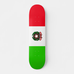 Skateboard Bandera italiana