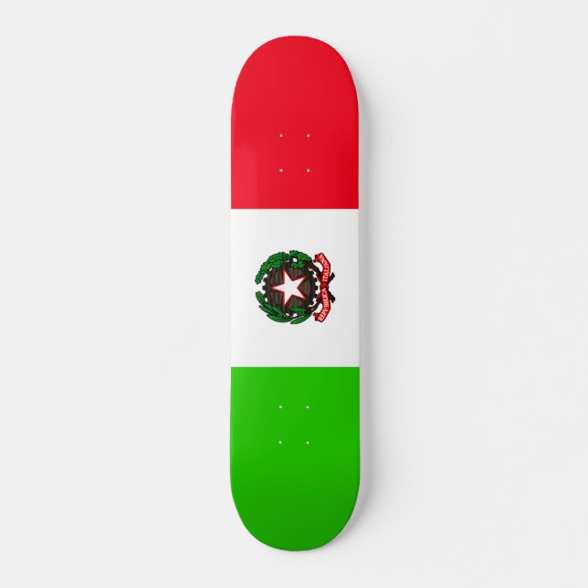Skateboard Bandera italiana (Anverso )
