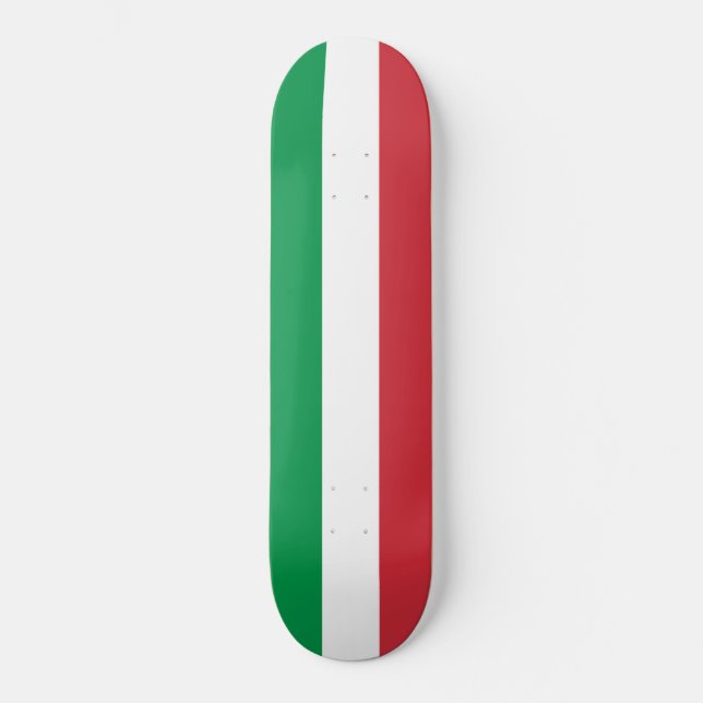 Skateboard Bandera italiana (Italia) (Anverso)