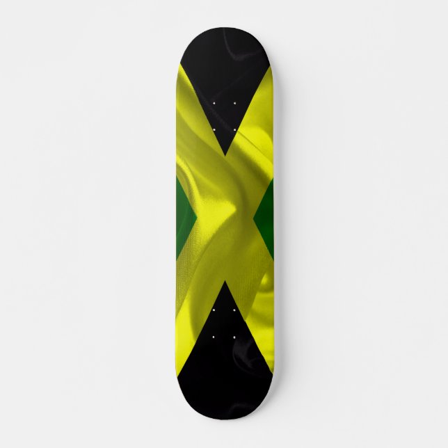 Skateboard Bandera jamaicana (Anverso )