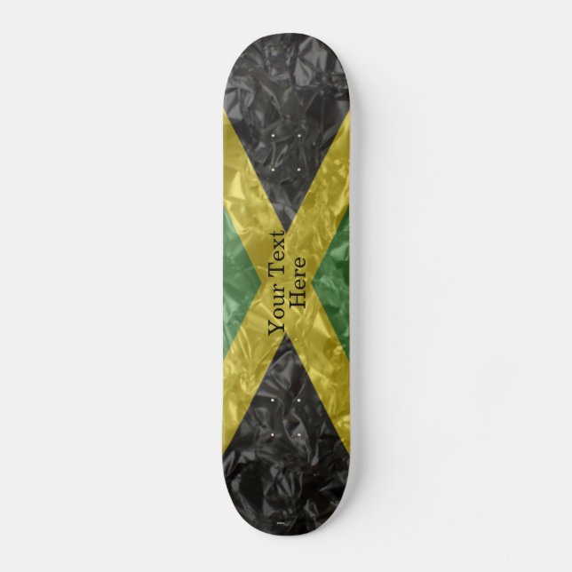Skateboard Bandera jamaiquina - Destruida (Anverso)