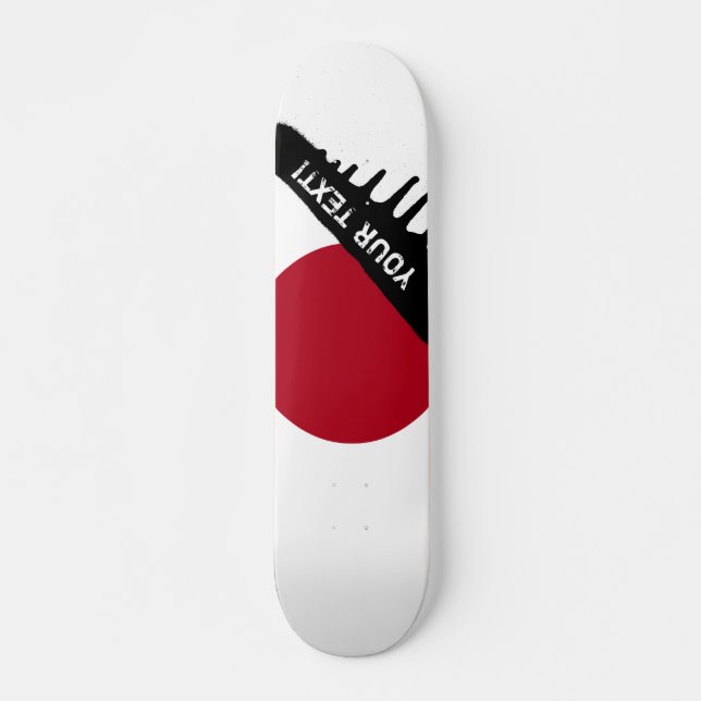 Skateboard Bandera japonesa (Anverso )