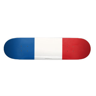 Skateboard Bandera llana de Francia