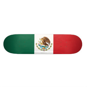 Skateboard Bandera llana de México