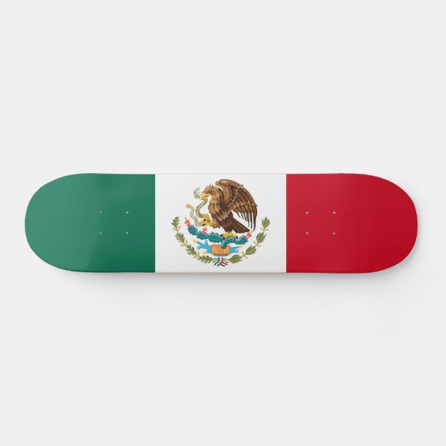 Skateboard Bandera Mexicana (Horz)
