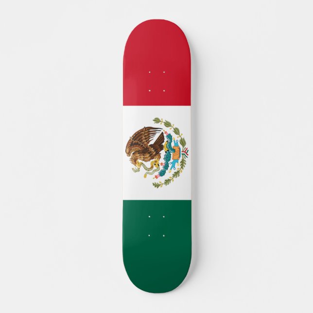 Skateboard Bandera mexicana - Bandera de México (Anverso )