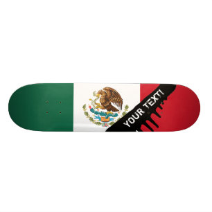 Skateboard Bandera mexicana clásica