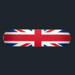 Skateboard Bandera nacional del Reino Unido<br><div class="desc">Bandera nacional de Gran Bretaña e Irlanda del Norte Esta bandera, también conocida como Union Jack o Union Flag, se originó en 1801 con la unión de Gran Bretaña e Irlanda. Se compone de una combinación de banderas de Inglaterra, Escocia e Irlanda, y tiene una relación de 2:1 (aunque también...</div>